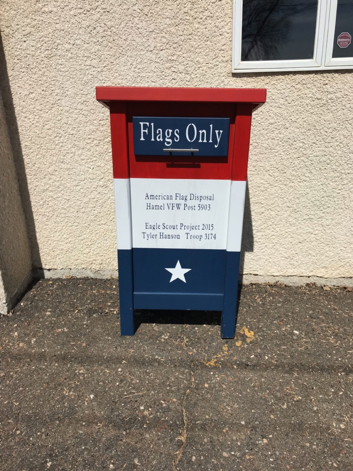 Flag Drop Box